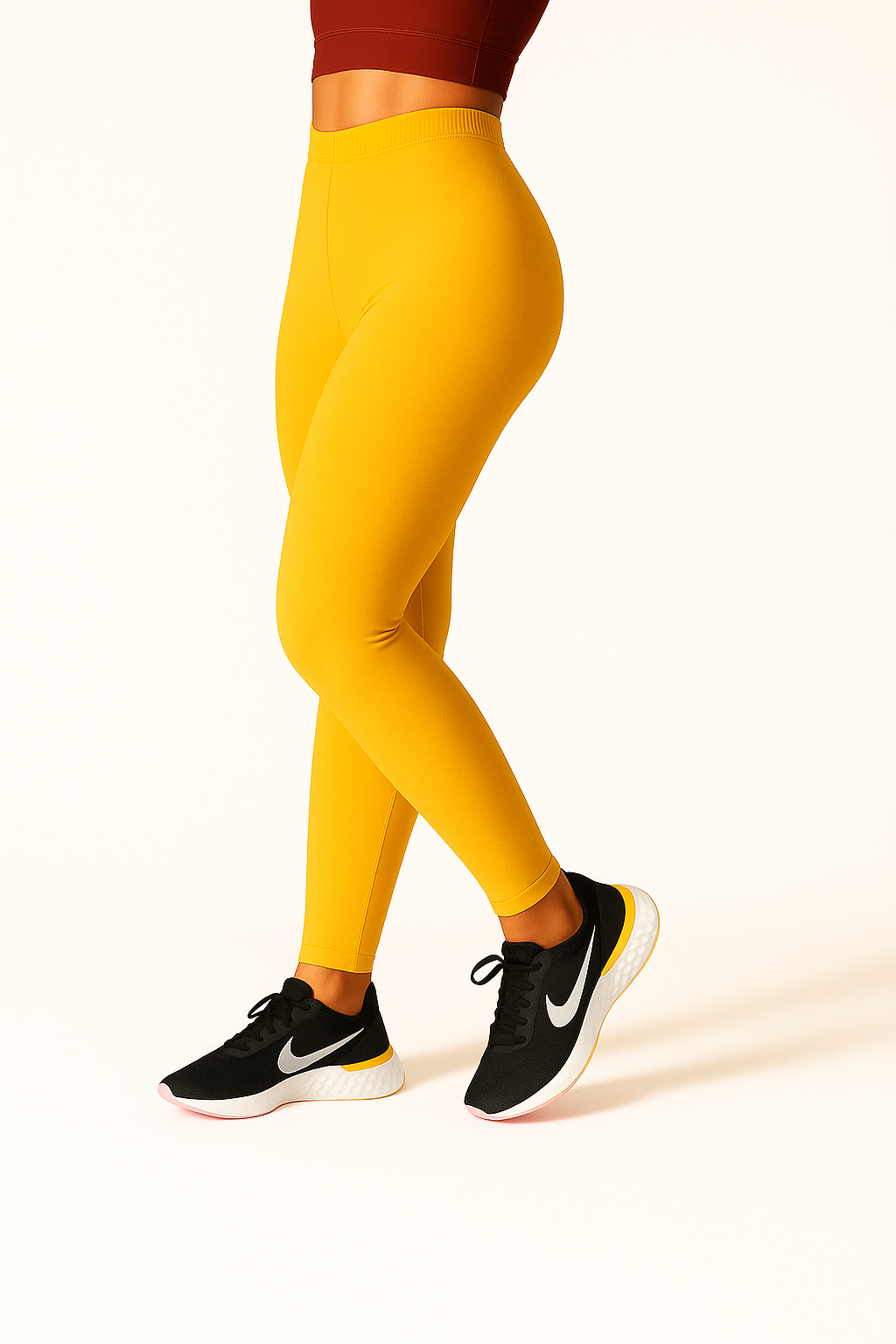 Tuscany Women's Ankle Length Stretchable Cotton Lycra Leggings