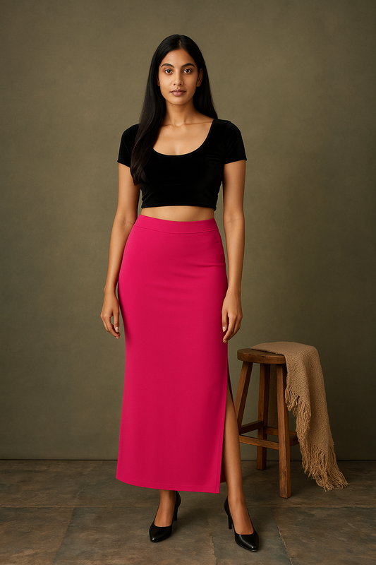 Fuchsia Women's Solid Shapewear