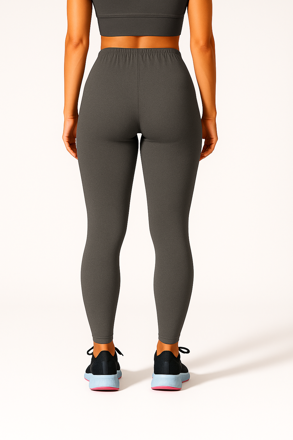 Women's Ankle Length Slim Fit Soft Stretchable Ashes Roses Cotton Blend Leggings