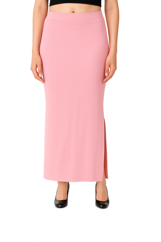 Baby Pink Women's Solid Shapewear