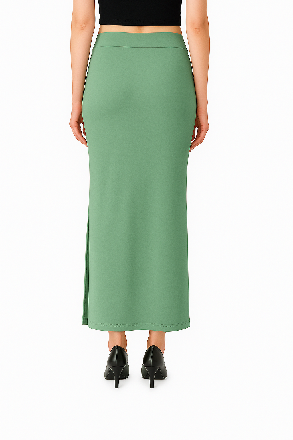Paradise Green Women's Solid Shapewear