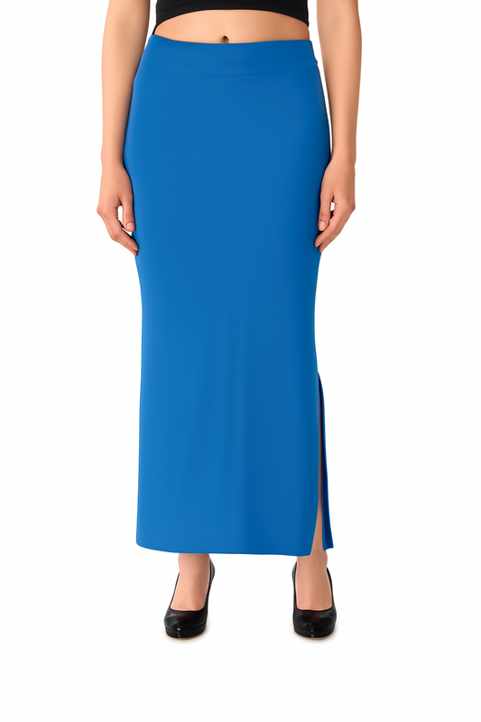 Turquoise Blue Women's Solid Shapewear