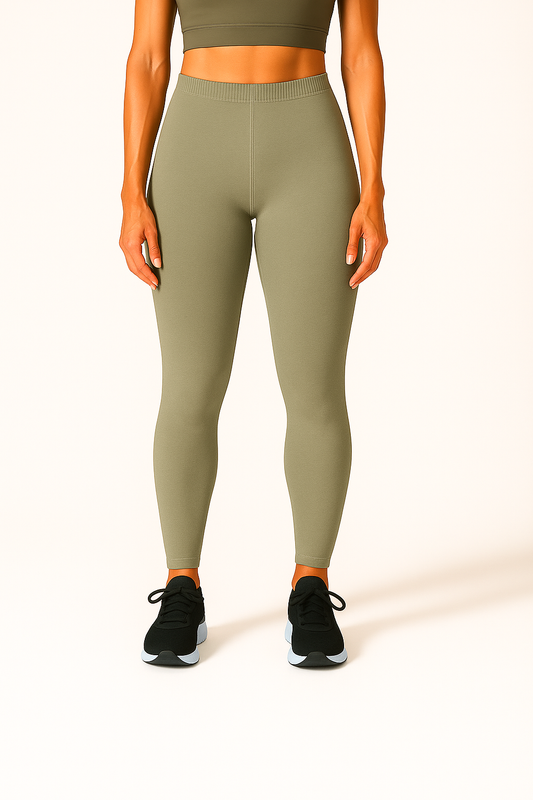 Oxford Tan Women's Ankle Length Stretchable Cotton Lycra Leggings