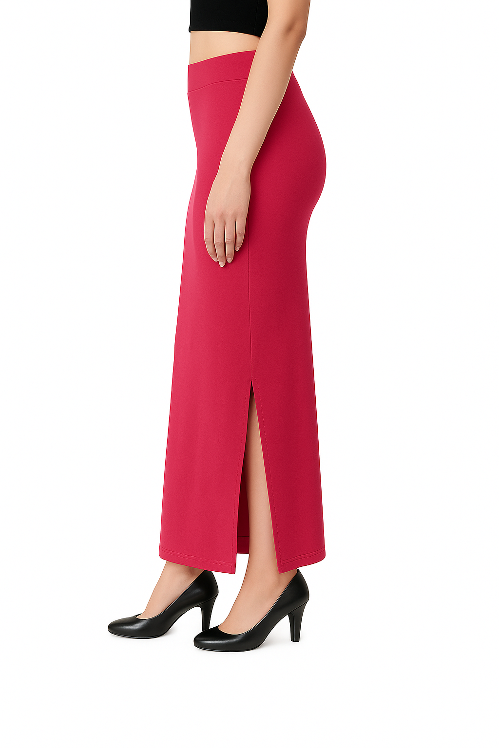 Bright Pink Women's Solid Shapewear