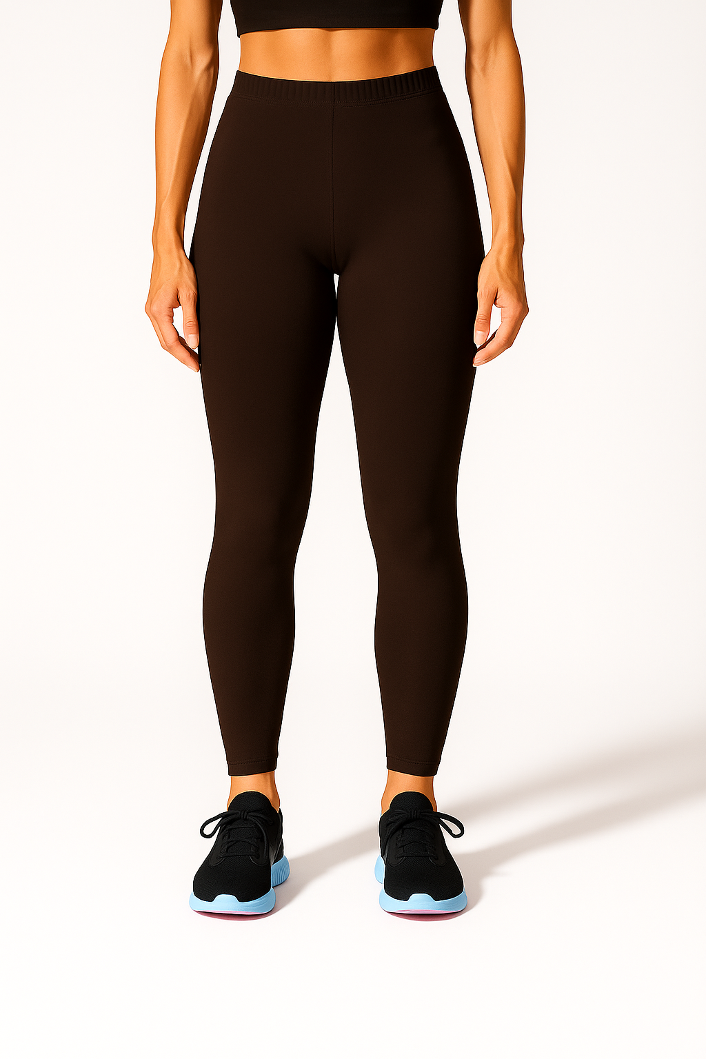 Hot Chocolate Women's Ankle Length Stretchable Cotton Lycra Leggings
