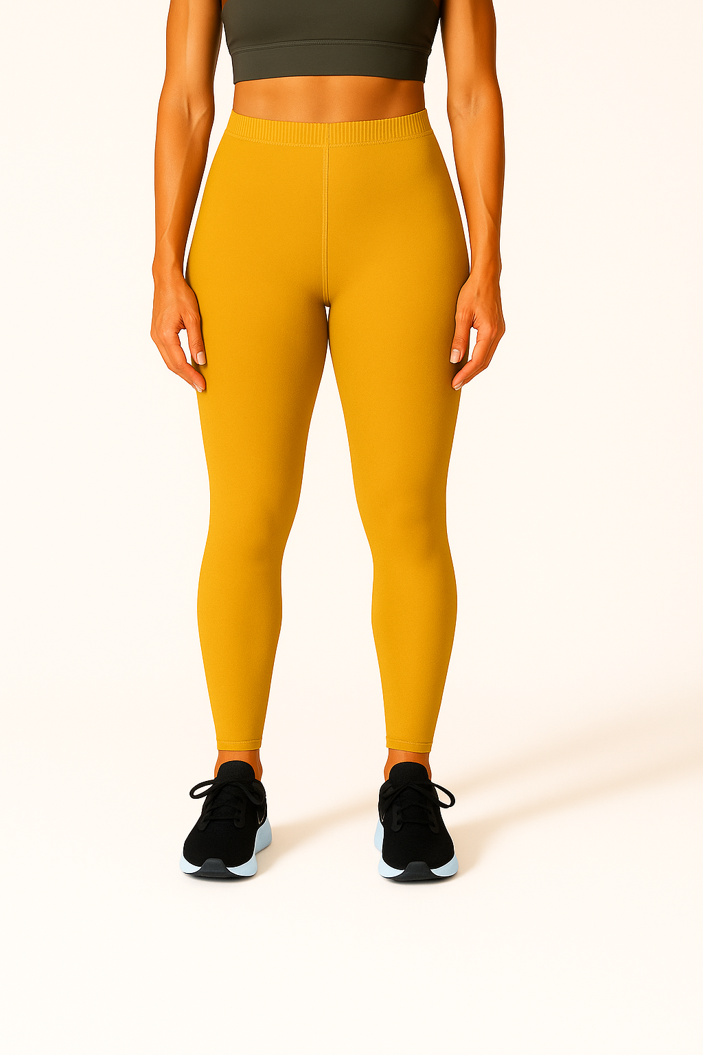 Tuscany Women's Ankle Length Stretchable Cotton Lycra Leggings