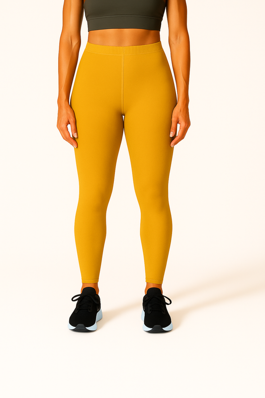 Tuscany Women's Ankle Length Stretchable Cotton Lycra Leggings