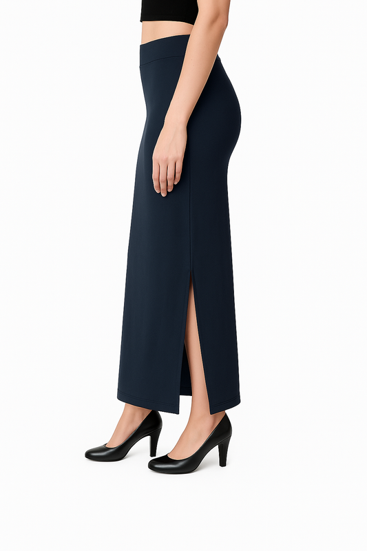 Smokey Blue Women's Solid Shapewear