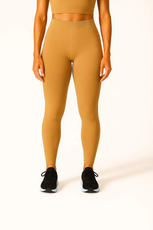 Indian Tan Women's Ankle Length Stretchable Cotton Lycra Leggings