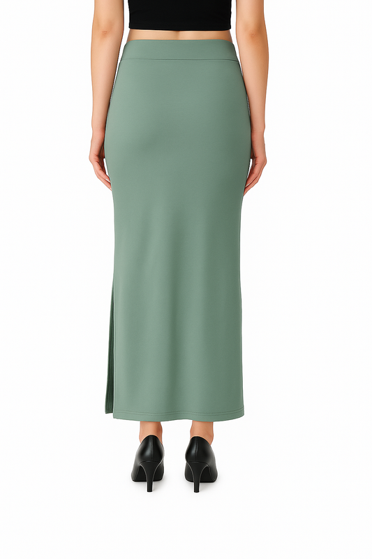 Steel Green Women's Solid Shapewear