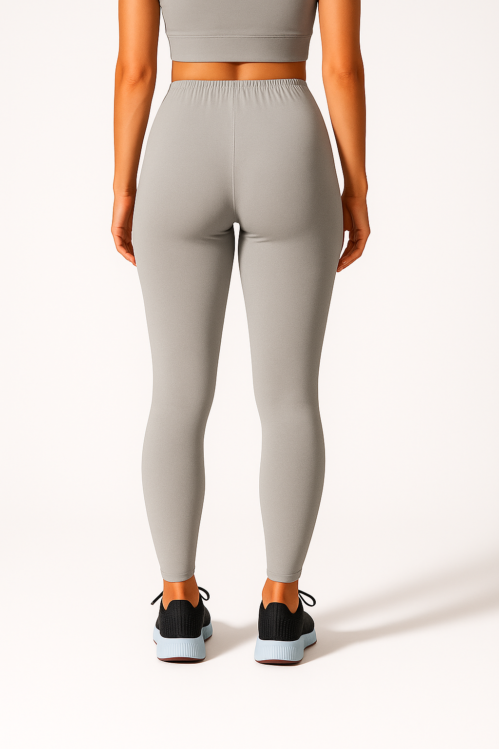 H Grey Women's Ankle Length Stretchable Cotton Lycra Leggings