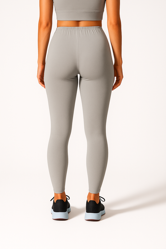H Grey Women's Ankle Length Stretchable Cotton Lycra Leggings