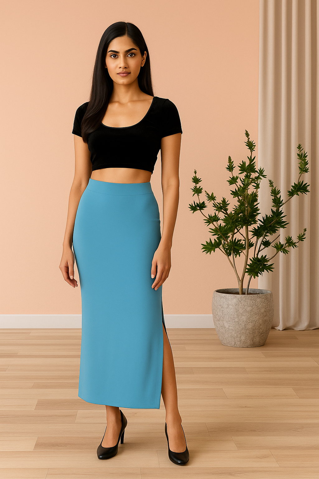 Bonnie Blue Women's Solid Shapewear