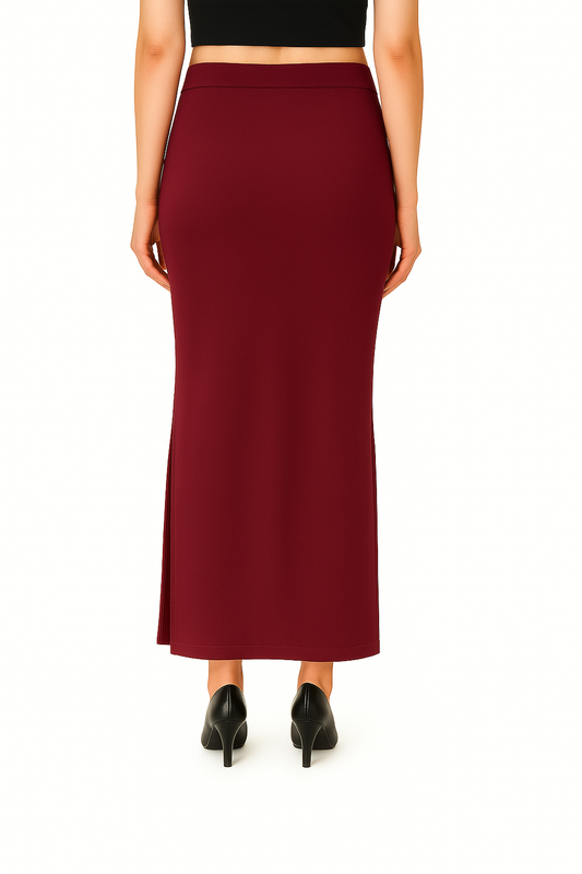D.K Maroon Women's Solid Shapewear