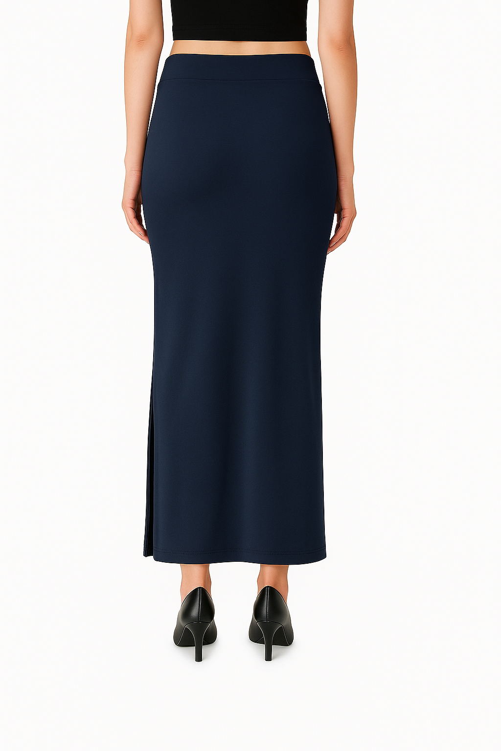 Smokey Blue Women's Solid Shapewear