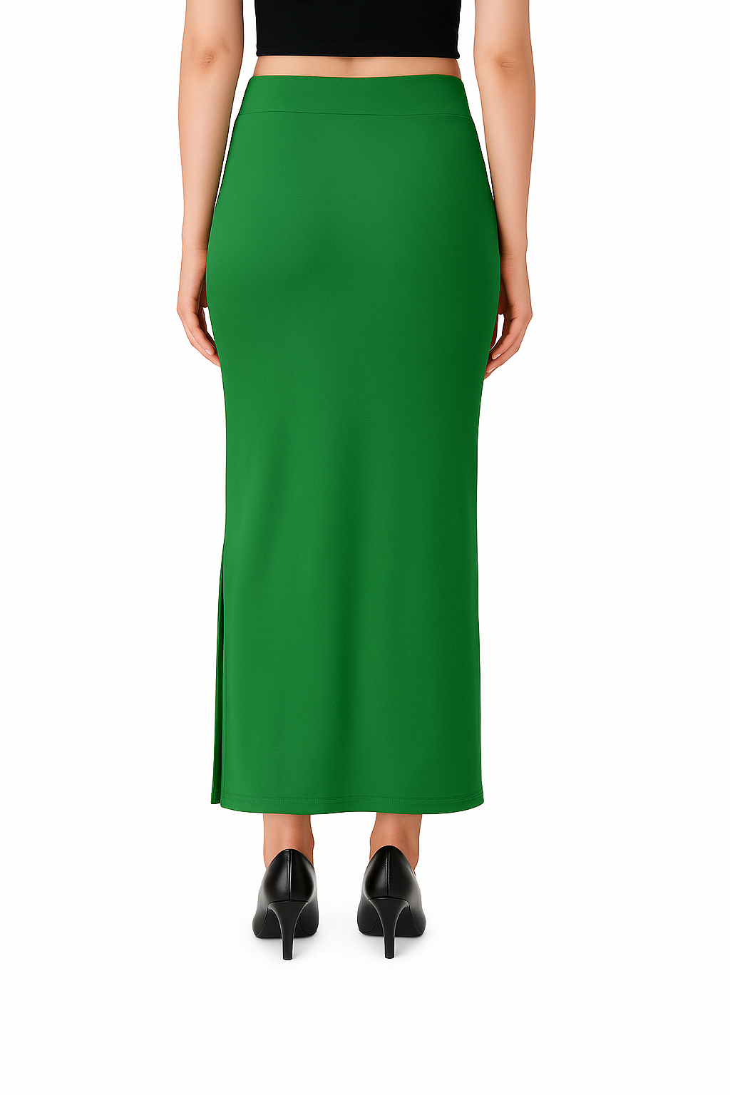 Forest Green Women's Solid Shapewear