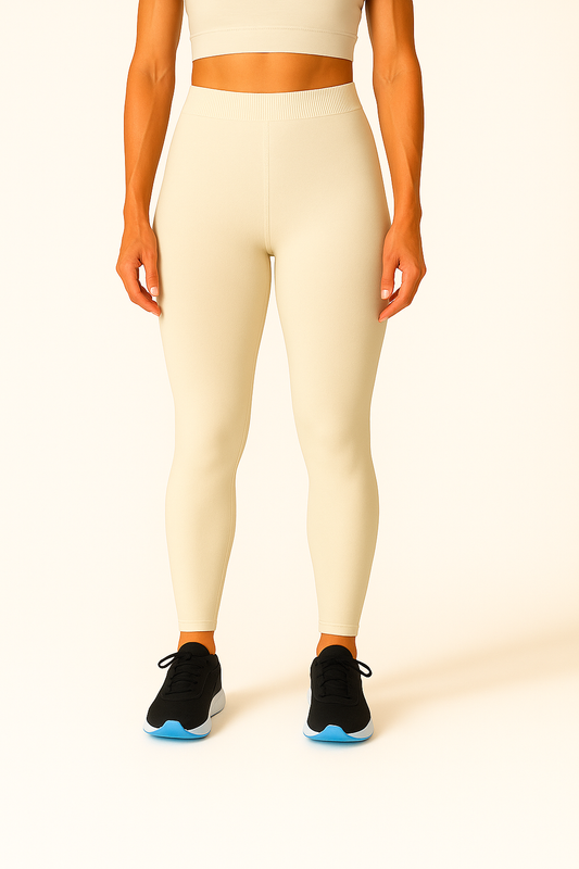 Corn Silk Women's Ankle Length Stretchable Cotton Lycra Leggings