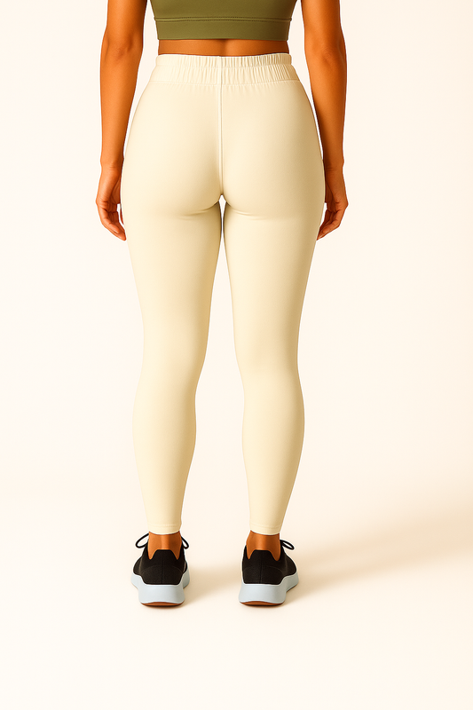 Corn Silk Women's Ankle Length Stretchable Cotton Lycra Leggings