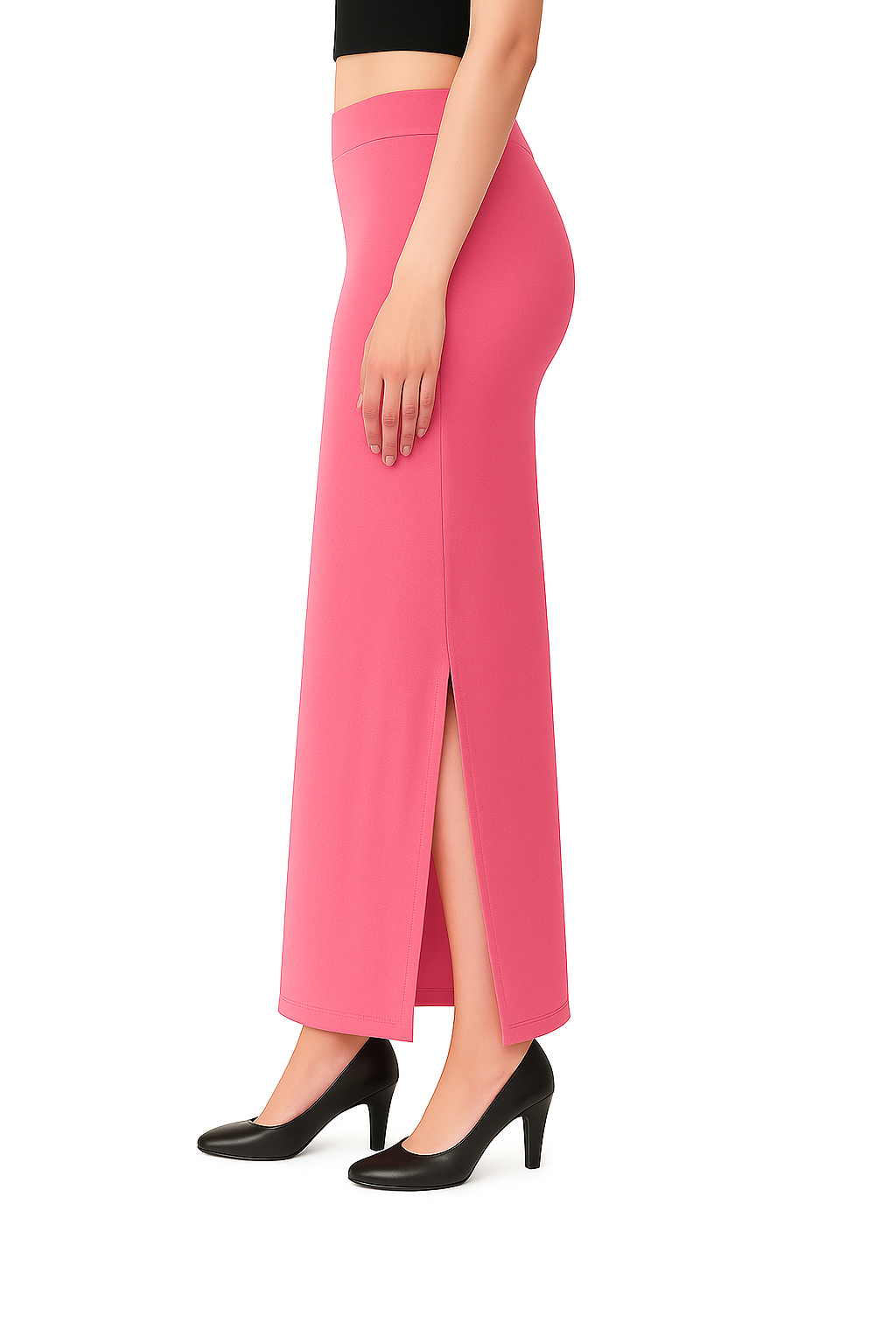 Mid Pink Women's Solid Shapewear