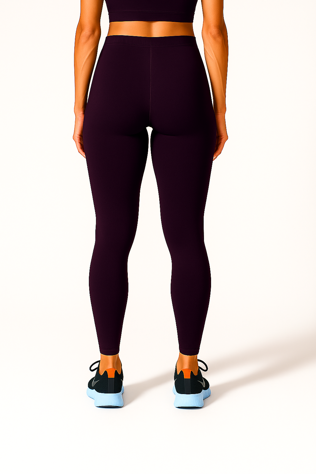 Royal Lilac Women's Ankle Length Stretchable Cotton Lycra Leggings