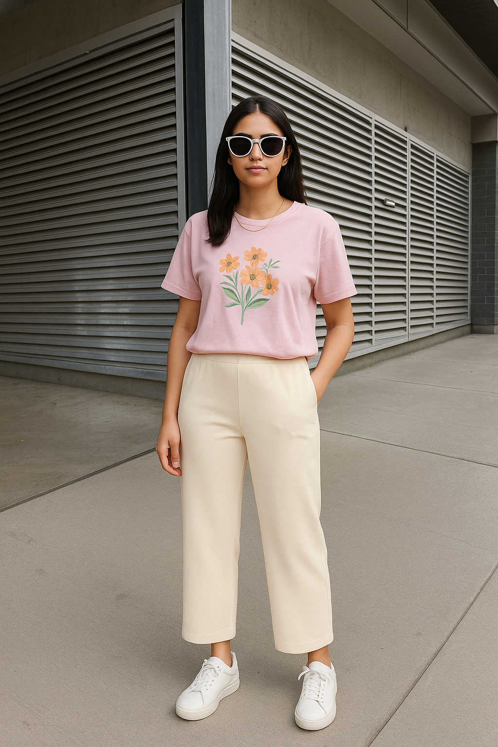 Butter Women's Solid Relaxed Fit Pant