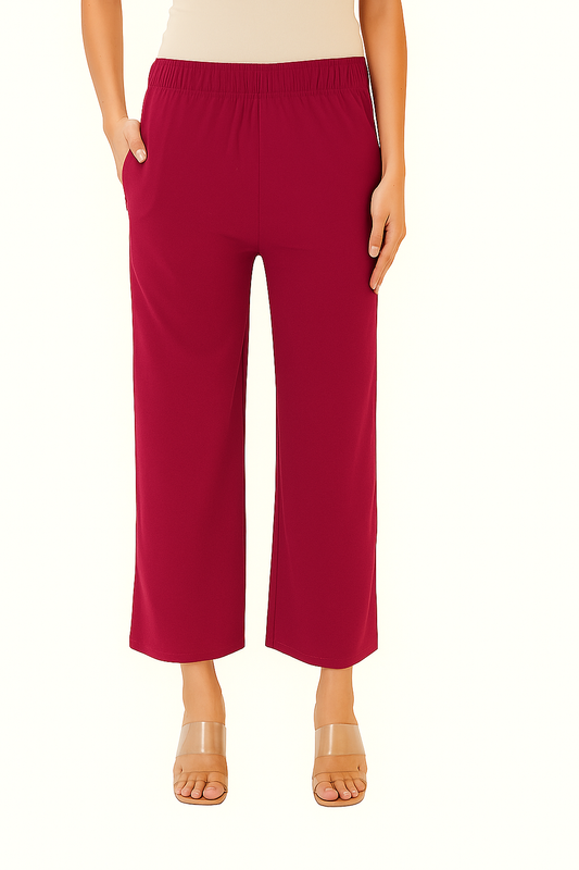 Rani Women's Solid Regular Fit Flare Kurti Pant