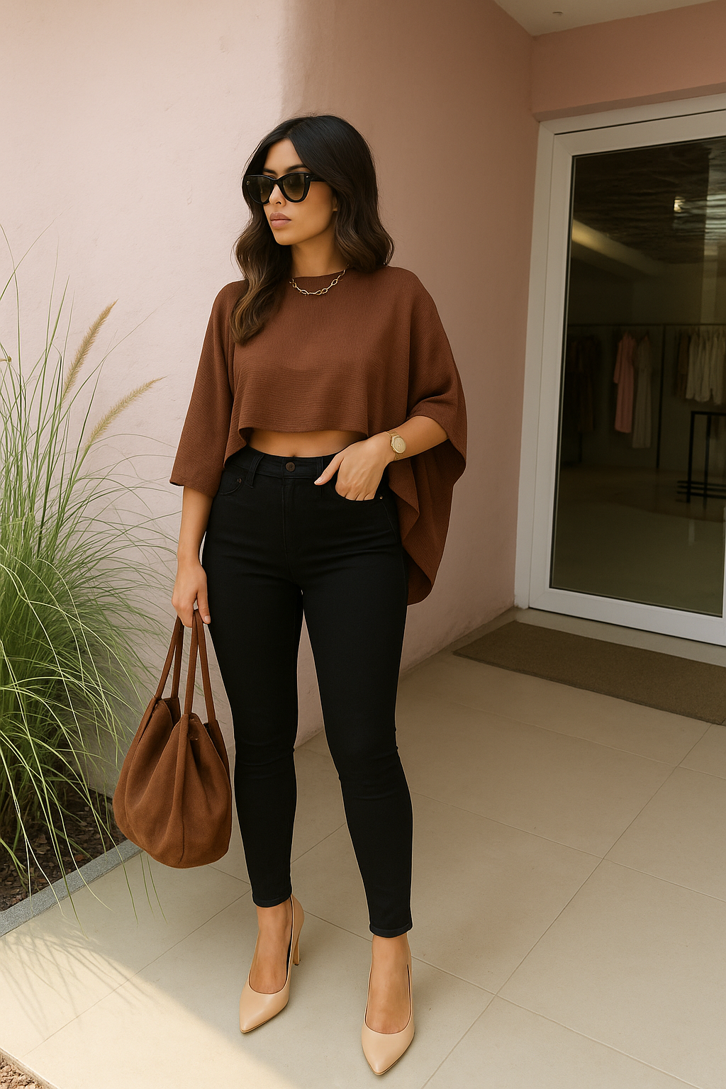 Charcoal Women's Solid Pants in Overdyed Denim