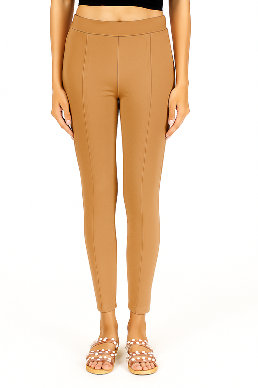 Biscuit Women's Solid Pleated Pant