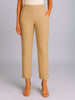 Cream Women's Solid Cotton Lycra Kurti Pant