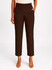 Deep Brown Women's Solid Cotton Lycra Kurti Pant