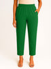 Forest Green Women's Solid Cotton Lycra Kurti Pant