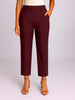 D.K. Maroon Women's Solid Cotton Lycra Kurti Pant