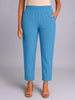Bonnie Blue Women's Solid Cotton Lycra Kurti Pant