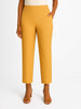 Light Mustard Women's Solid Cotton Lycra Kurti Pant