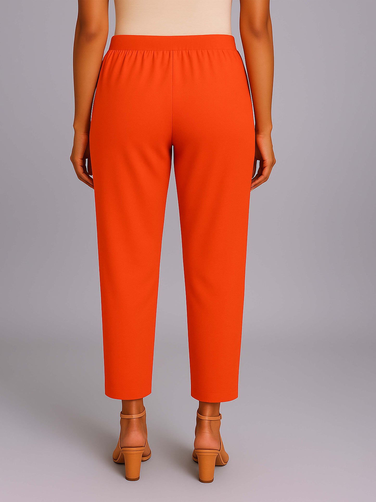 Fresh Salmon Women's Solid Cotton Lycra Kurti Pant