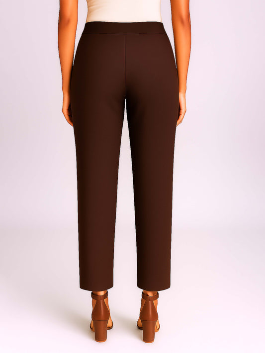 Hot Chocolate Women's Solid Cotton Lycra Kurti Pant