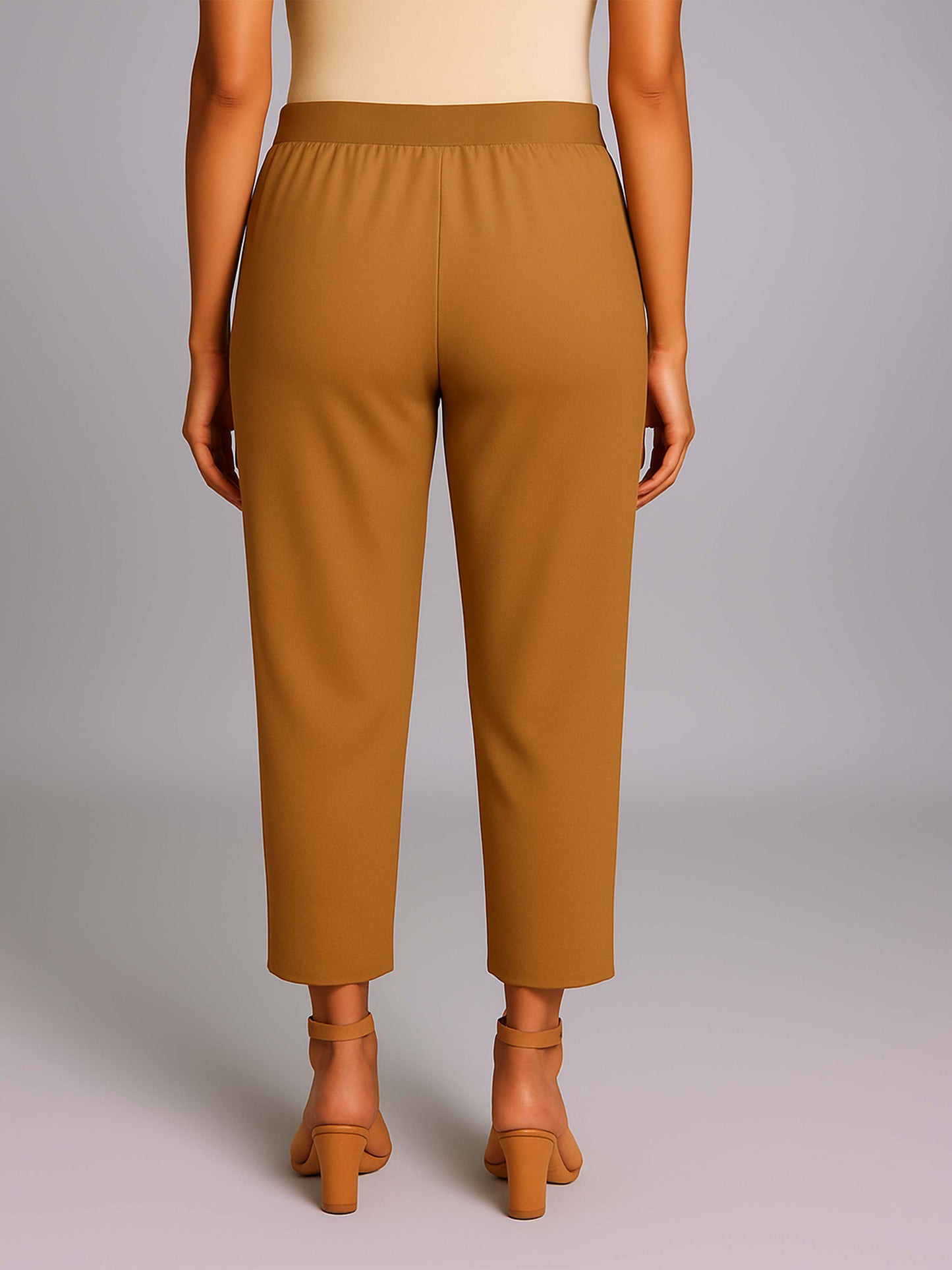 Biscuit Women's Solid Cotton Lycra Kurti Pant