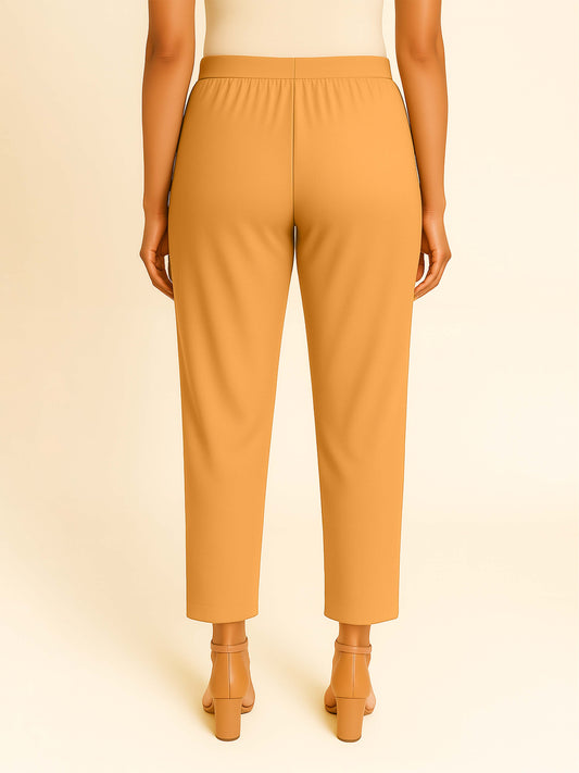 Sand Women's Solid Cotton Lycra Kurti Pant