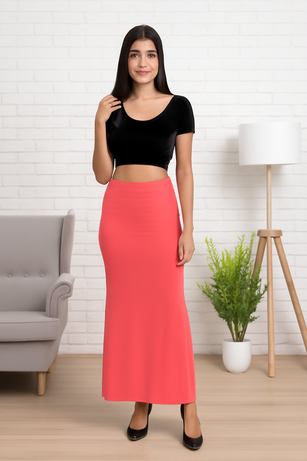 Coral Women's Solid Shapewear