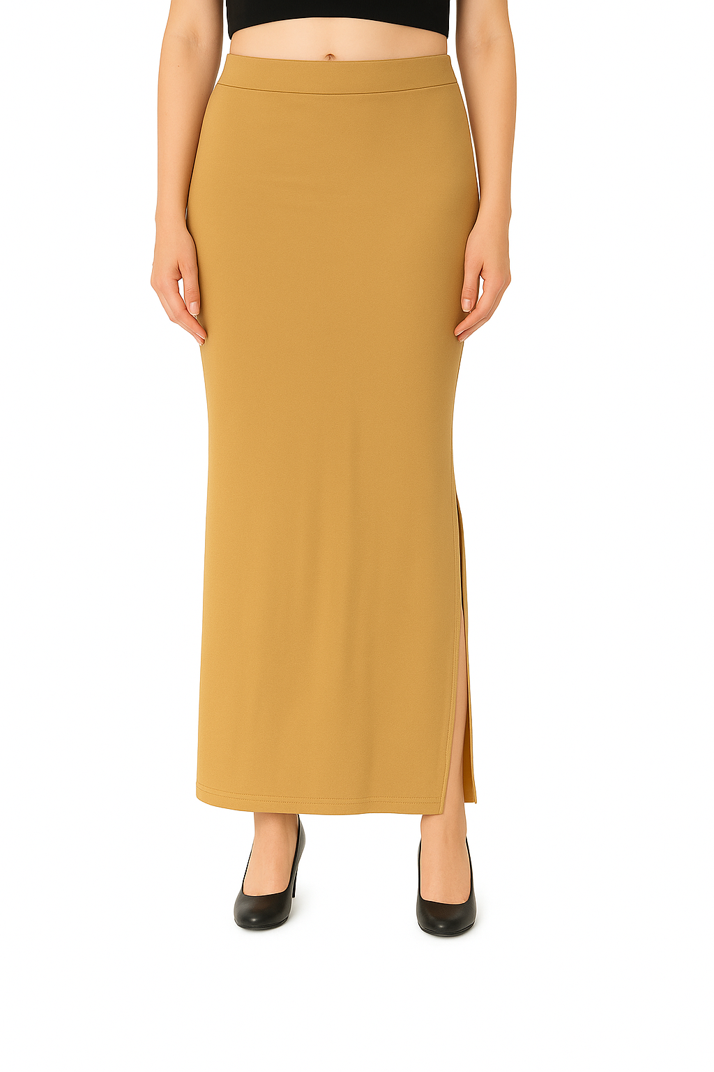 Sand Women's Solid Shapewear