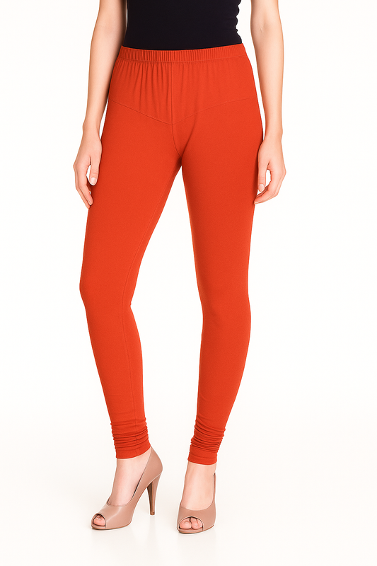 Tigerlily Women's Solid Churidar Stretchable Cotton Blend Legging