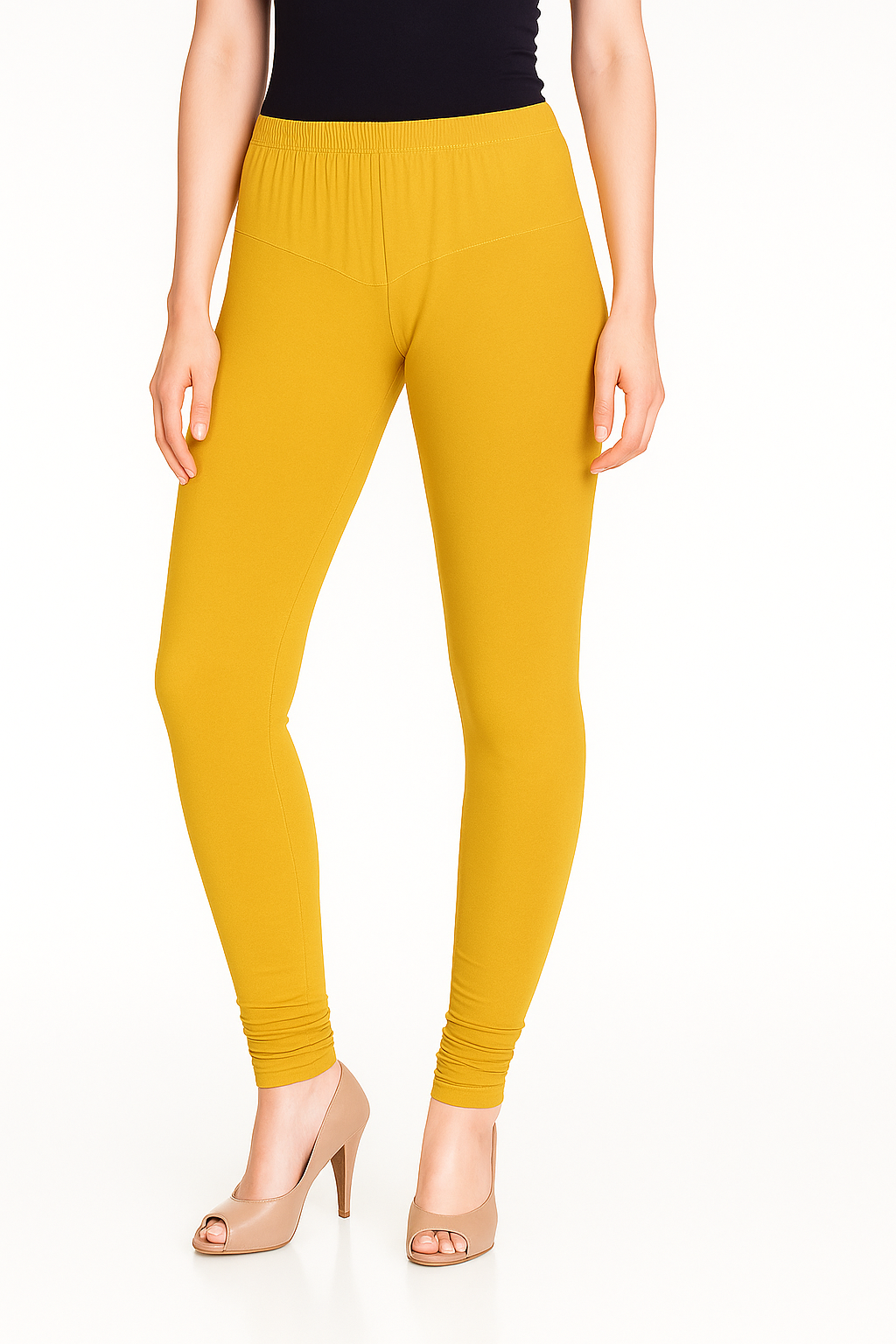 Hot Rani Women's Solid Churidar Stretchable Cotton Blend Legging