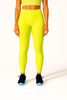 B Chartreuse Women's Ankle Length Stretchable Cotton Lycra Leggings