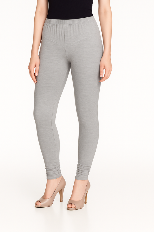 Cloud Women's Solid Churidar Stretchable Cotton Blend Legging