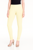 Cream Women's Solid Churidar Stretchable Cotton Blend Legging
