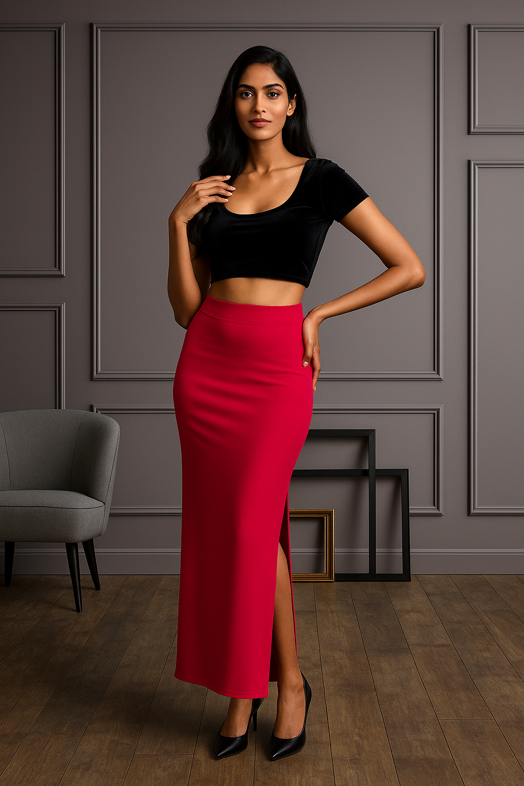 Bubblegum Pink Women's Solid Shapewear