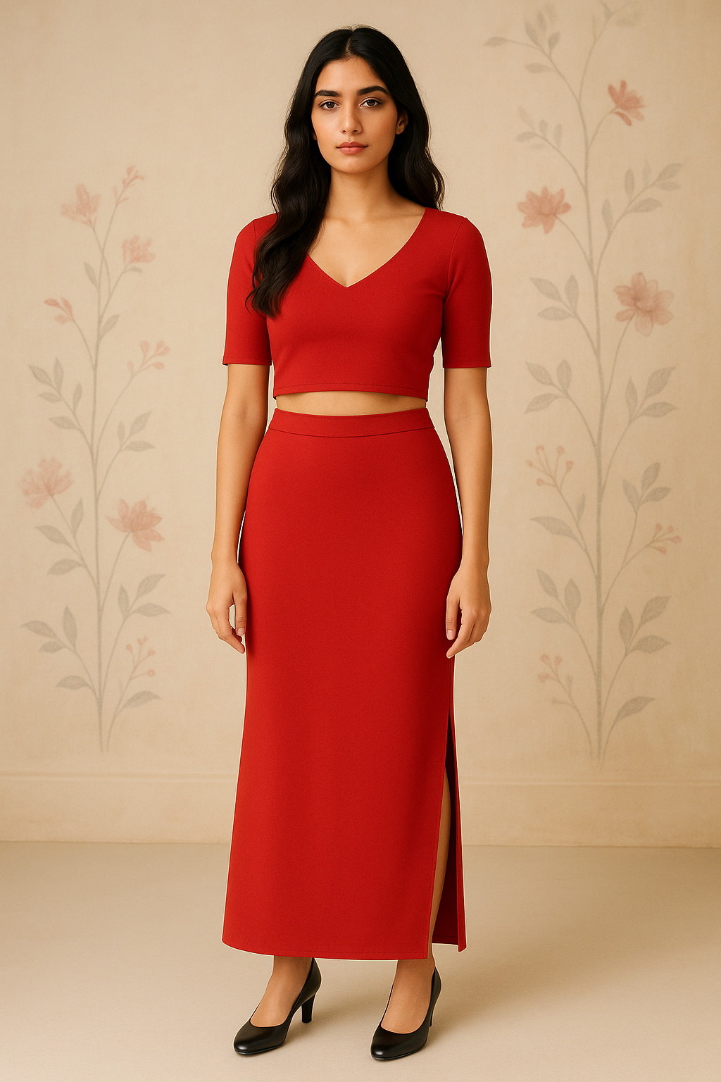 Sinduri Red Women's Solid Shapewear