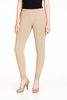 Beige Women's Solid Churidar Stretchable Cotton Blend Legging