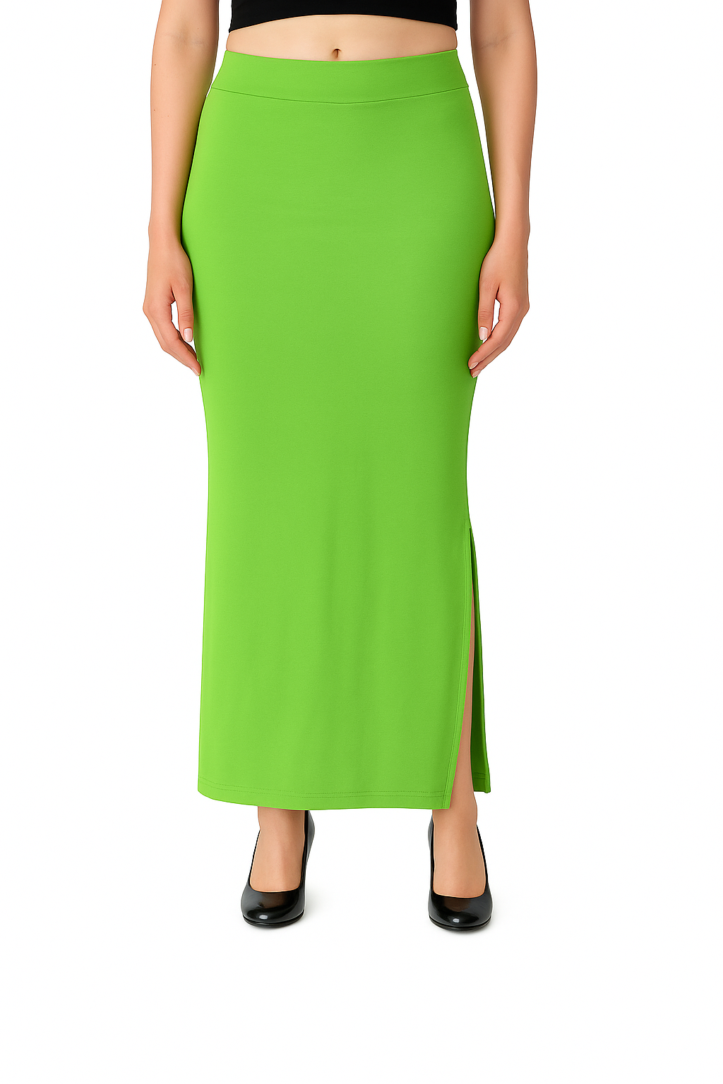 Parrot Green Women's Solid Shapewear