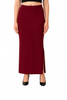 Maroon Women's Solid Shapewear